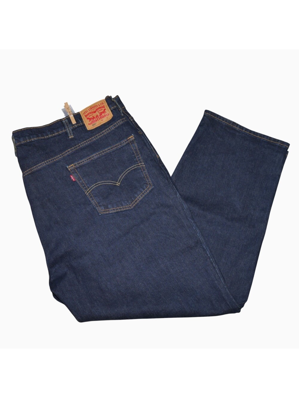 Levis 550 Relaxed Fit Tapered Leg Denim Jeans Men's Size 52x32 Dark Wash